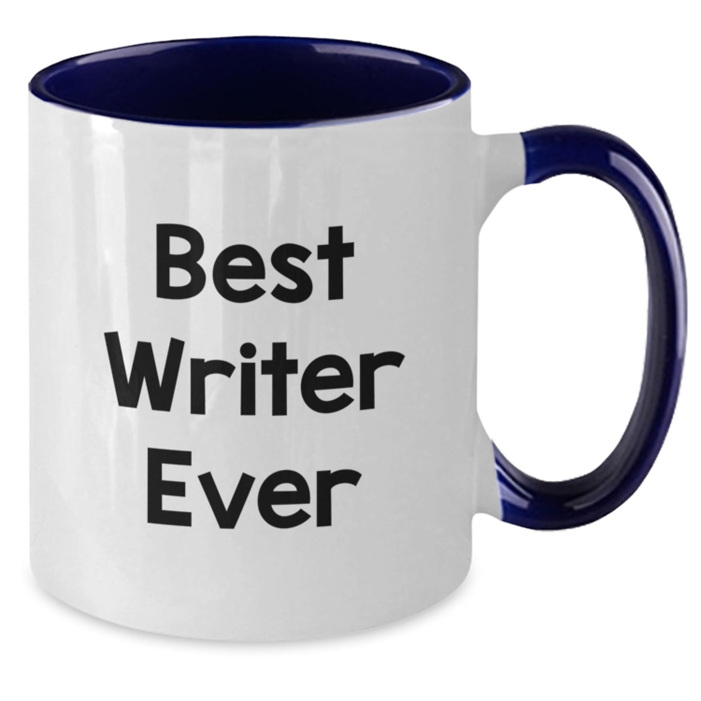 Funny Best Writer Ever Two Tone Coffee Mugs Gifts from Friends, Coworkers, Family and Gifts for Writer, Men, Women on Valentine's Unique - Additional