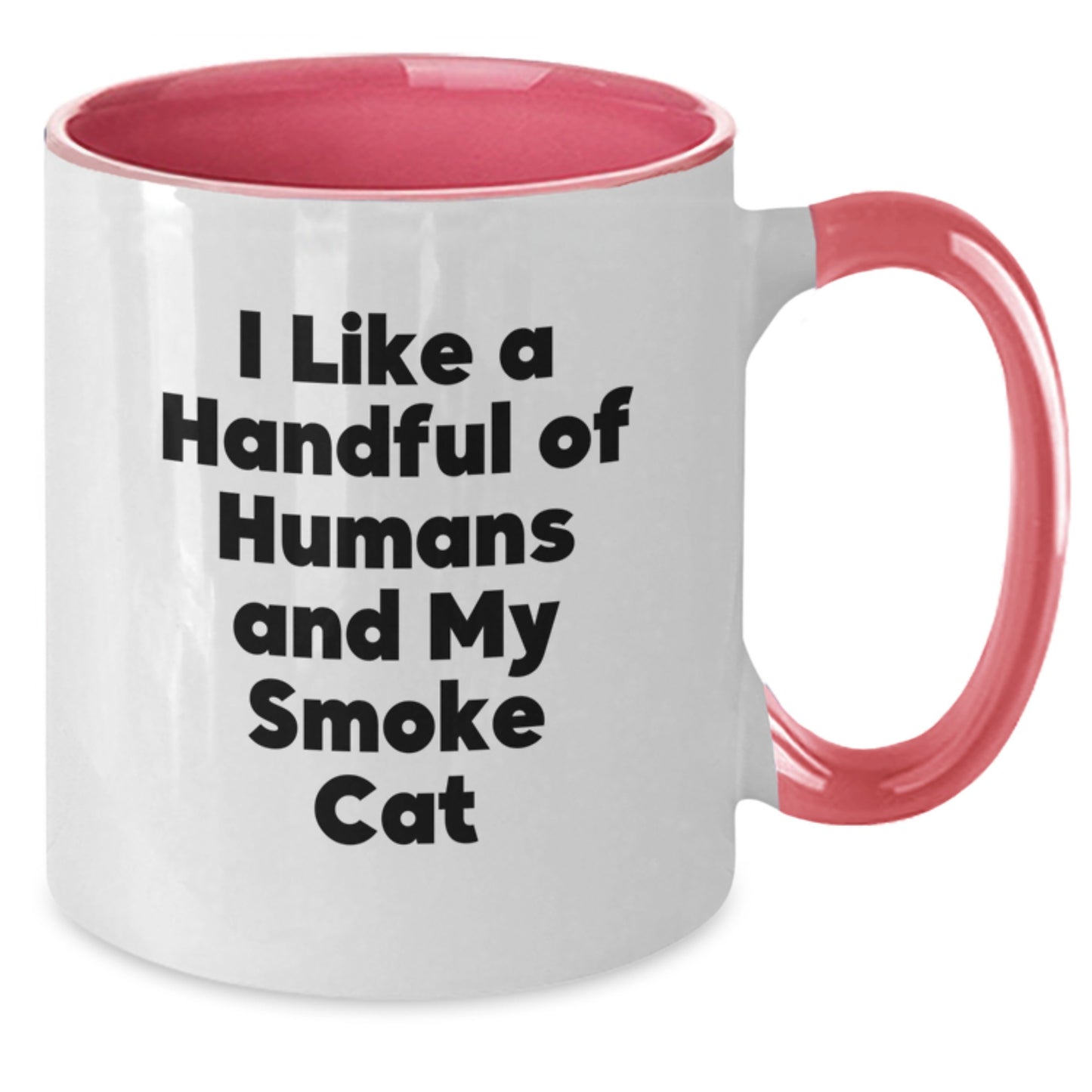 Funny Smoke Cat Two Tone Coffee Mug Gifts for Birthday, Smoke Cat Lovers' Unique Presents from Friends, Coworkers, Family - Additional