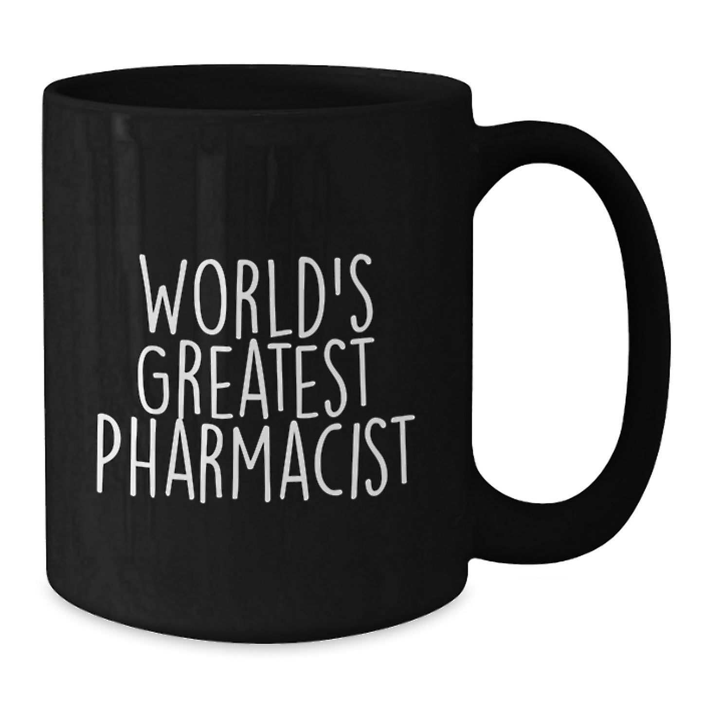 Funny World's Greatest Pharmacist Black Coffee Mug Gifts for Pharmacist Birthday Unique Gifts from Friends - Additional