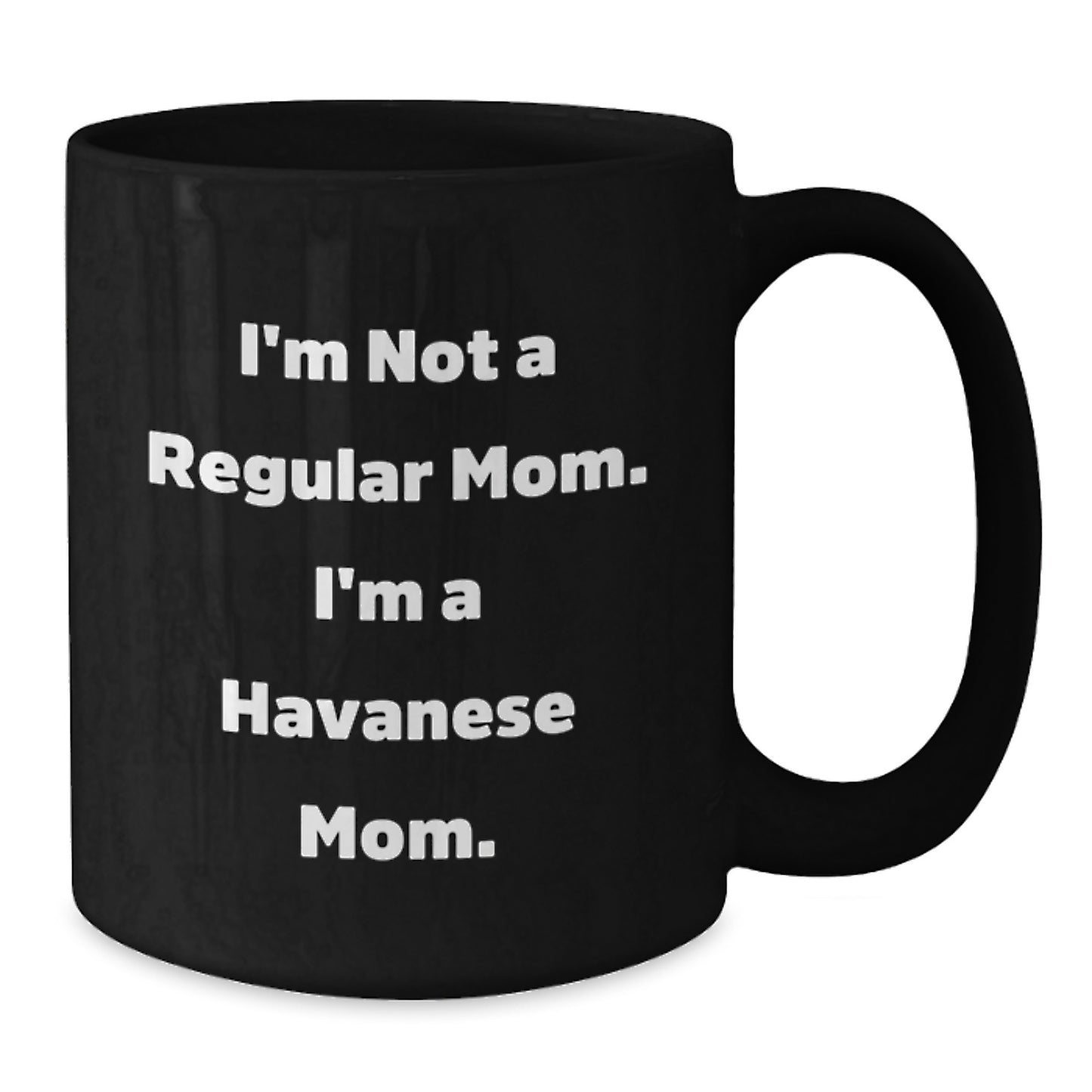 Funny Havanese Dog Mom Christmas Unique Gifts from Women to Havanese Dog Lovers Black Coffee Mugs for Havanese Dog Enthusiasts - Additional