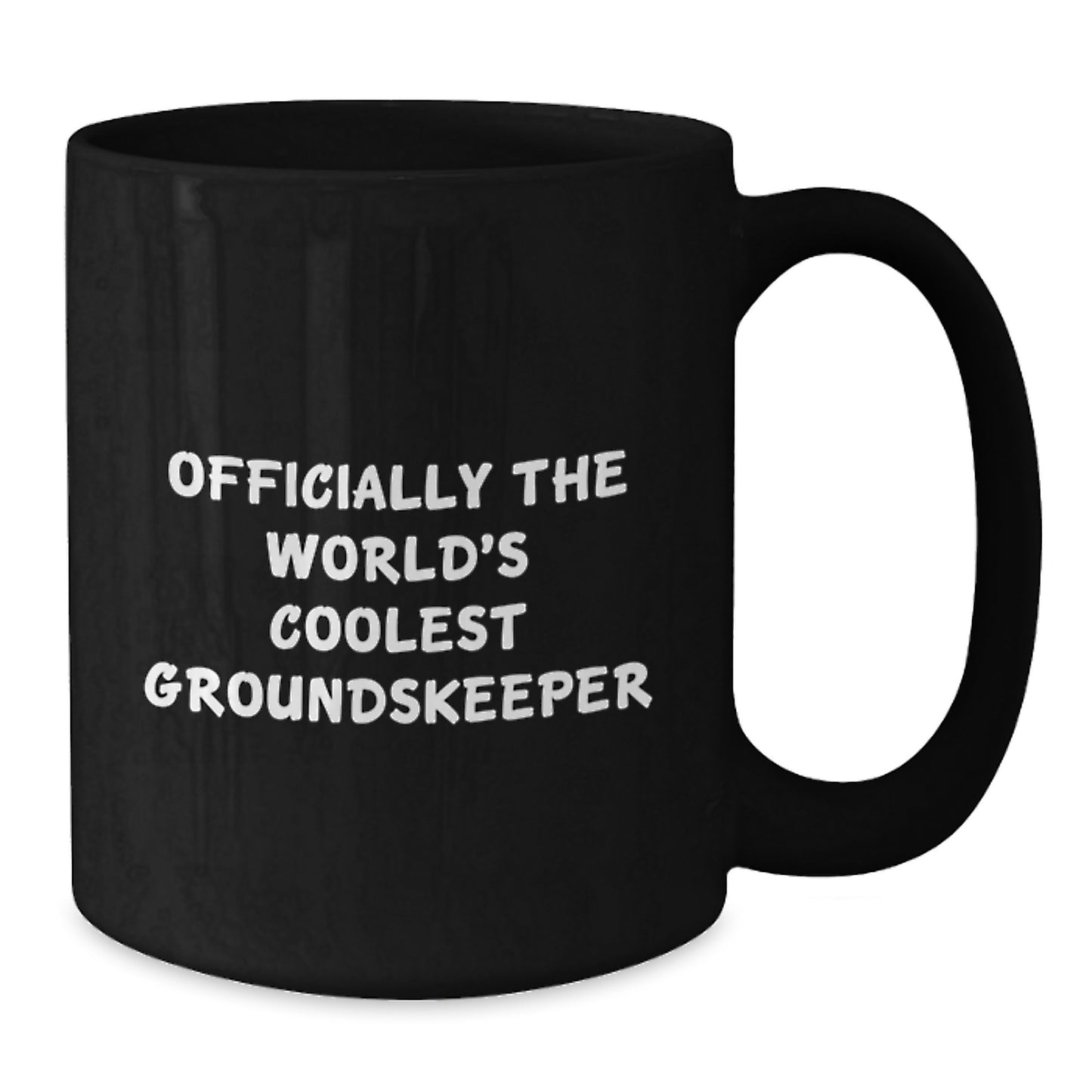Funny groundskeeper Gifts, Officially The World's Coolest groundskeeper Graduation Mugs, Black Coffee Mug for Men Friends Family - Additional