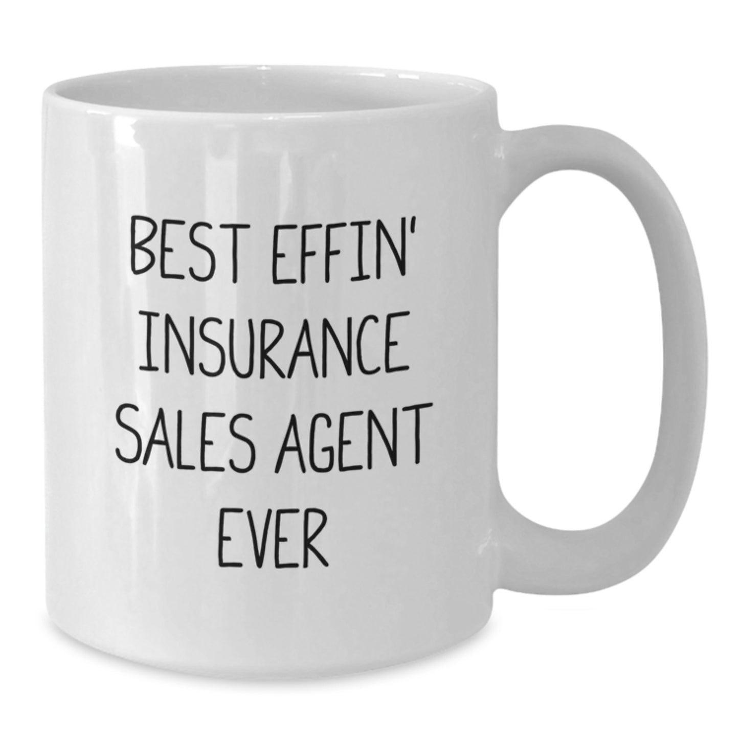 Funny Insurance Sales Agent White Coffee Mug Gifts from Men to Best Effin' Insurance Sales Agent Ever - Christmas Unique Gifts for Insurance Sales Agent - Additional