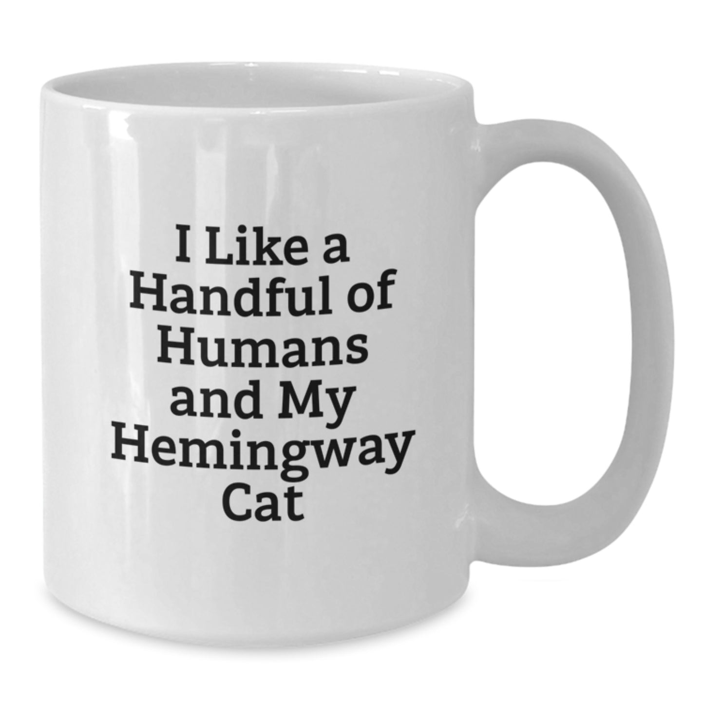Hemingway Cat Lovers Funny Gifts from Friends for Him Her Birthday White Coffee Mug - Additional