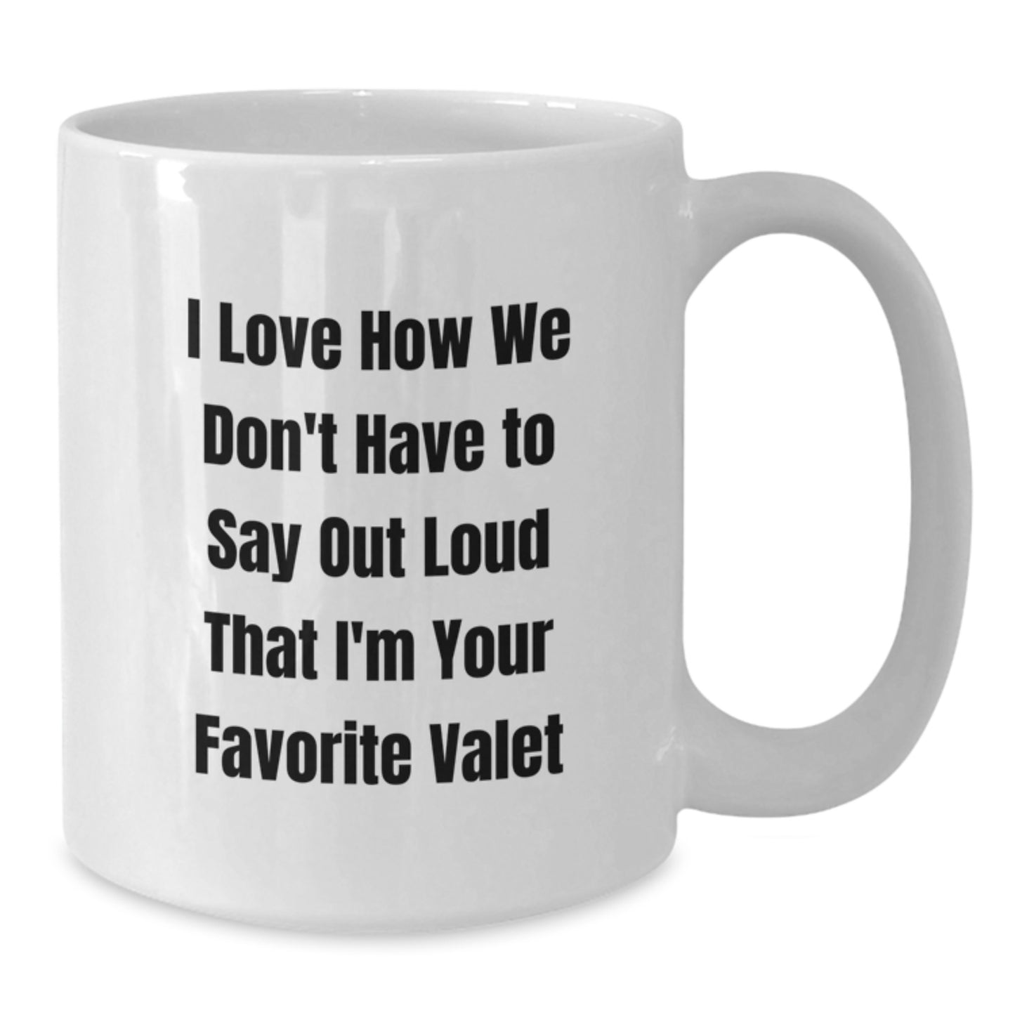 Funny Valet Gifts from Friends, Birthday Unique Gifts for Valet, White Coffee Mug - Additional