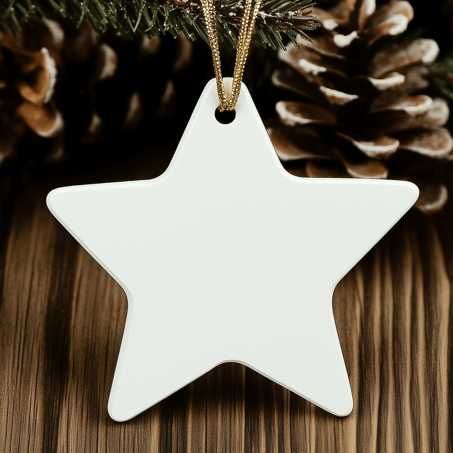 Radiation Therapist Funny Star Ornament Gifts for Men from Friends, Unique Christmas Decorations with Inspirational Quote small / White