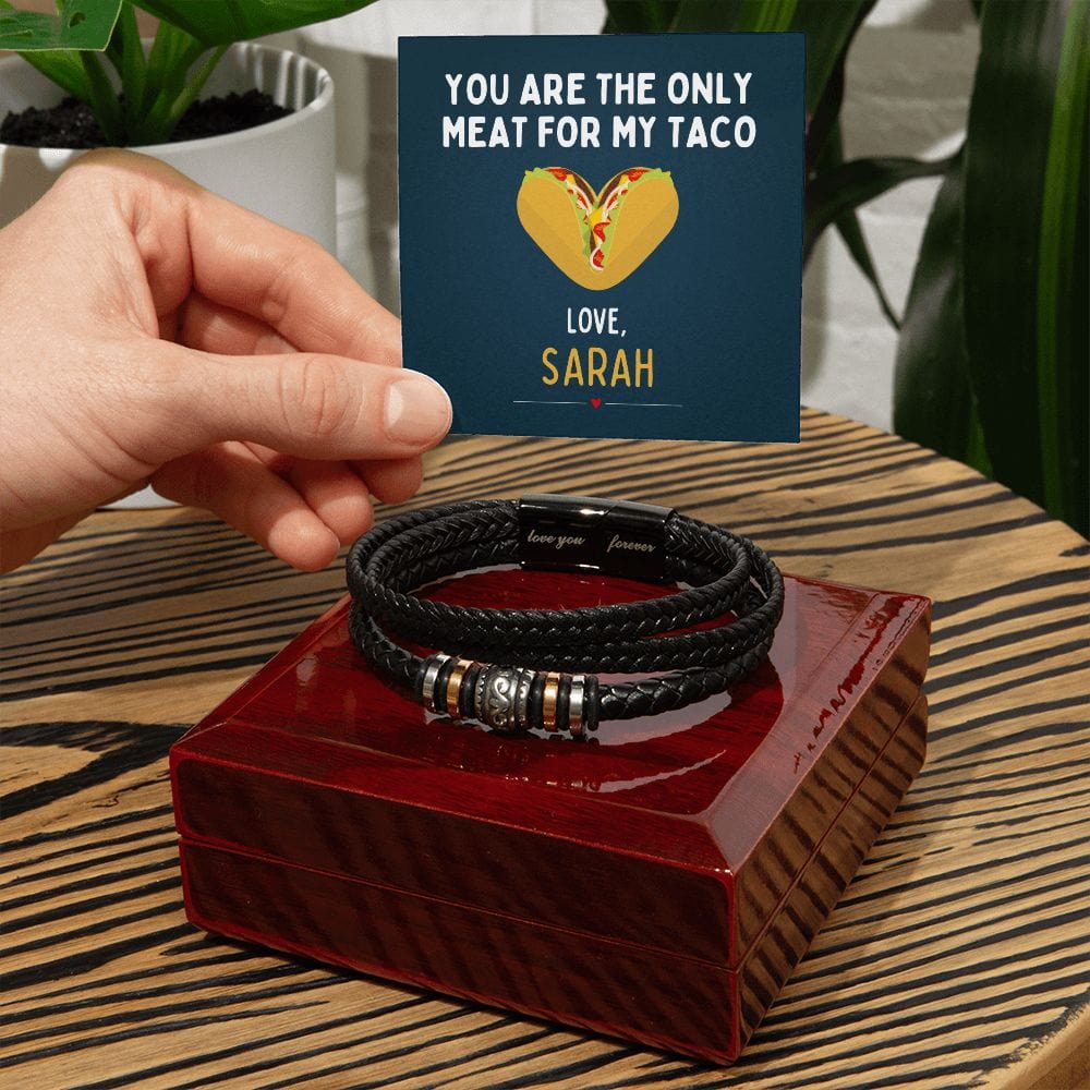 Personalized You Are The Only Meat For My Taco - Funny Valentine's Day Gift Adult Humor Anniversary, Gift for Boyfriend or Husband