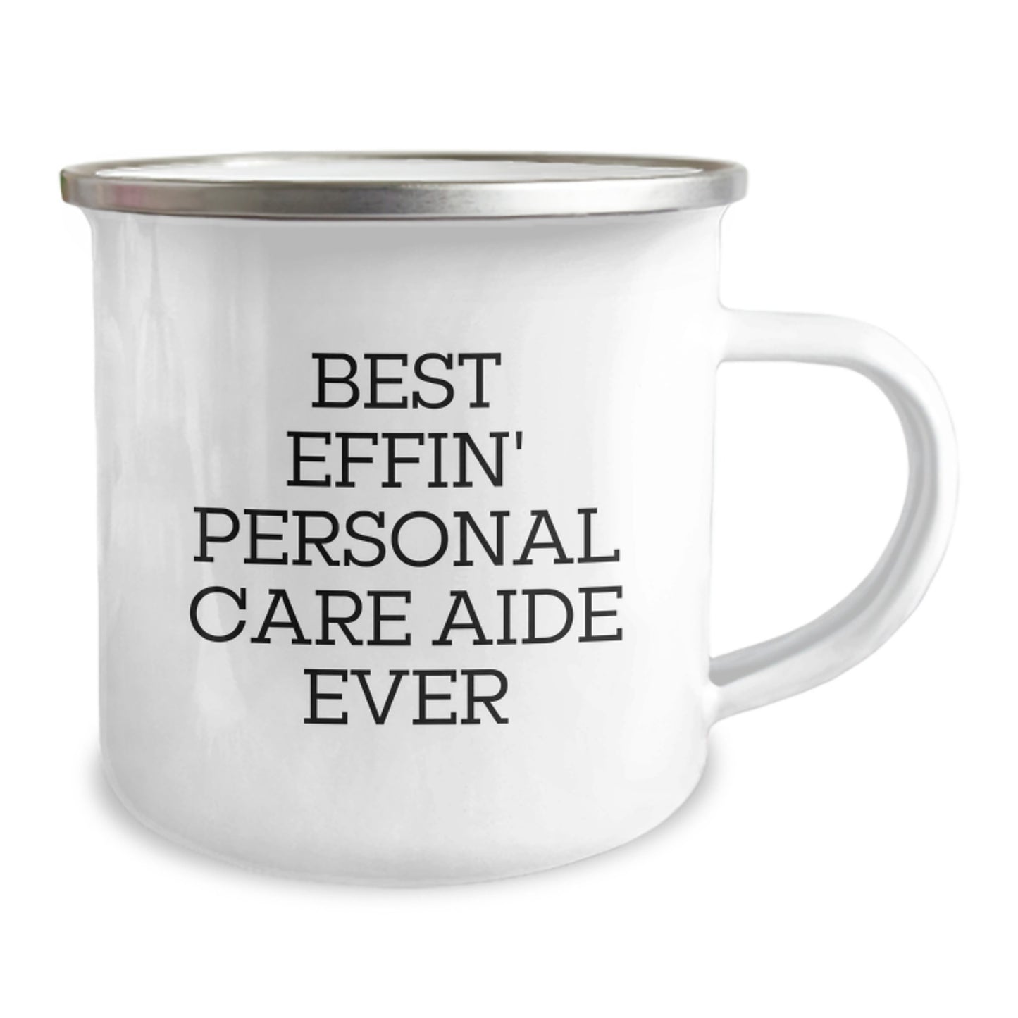 Personal Care Aide Gifts from Friends - Best Effin' Camping Mug Ever for Graduation - Image 2