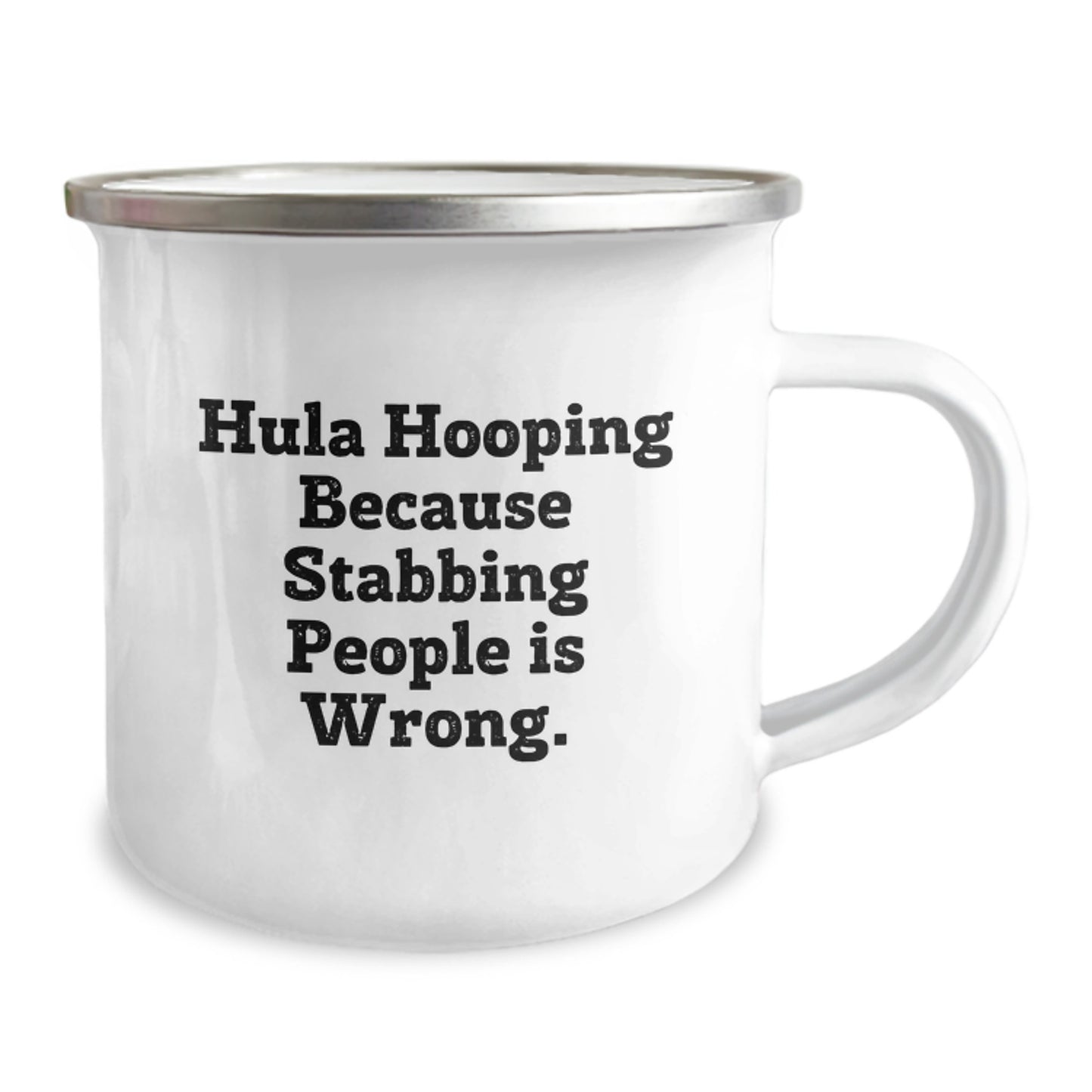 Hula Hooping Fun, Camping Mug Gifts from Friends to Hula Hooping Enthusiasts, Birthday Unique Hula Hooping Gifts, Funny Quote - Image 2