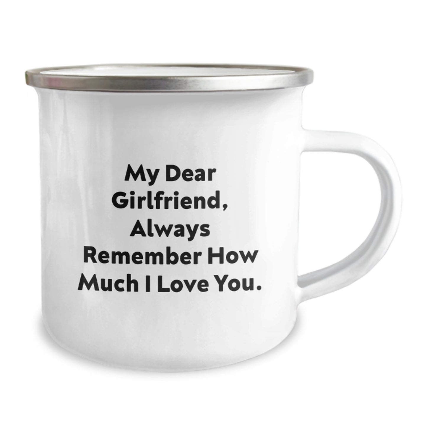 Funny Sweetheart Gifts from Men - My Dear Sweetheart Always Remember How Much I Love You Christmas Unique Gifts for Sweetheart Camping Mug - Image 2