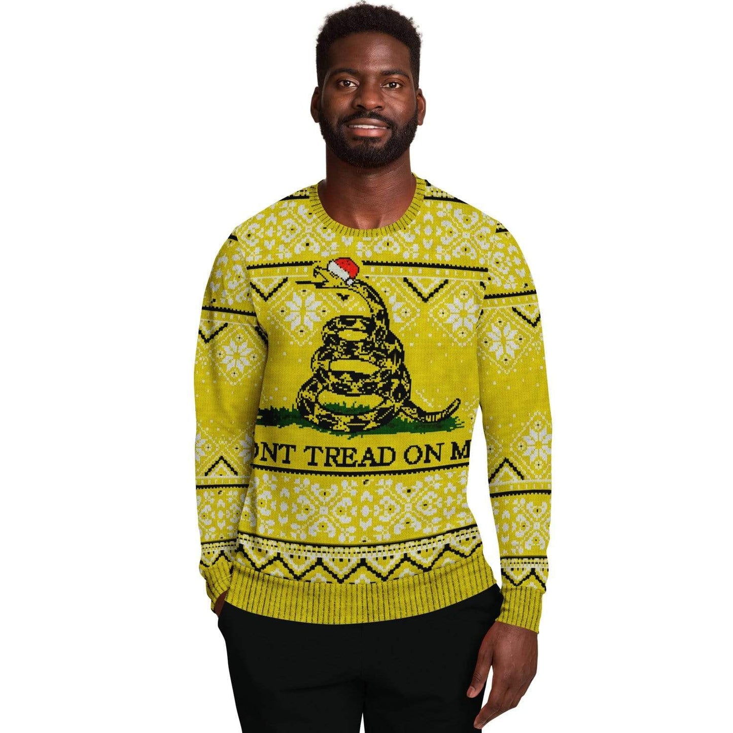 Don't Tread On Me - Funny Ugly Republican Christmas Sweater (Sweatshirt)
