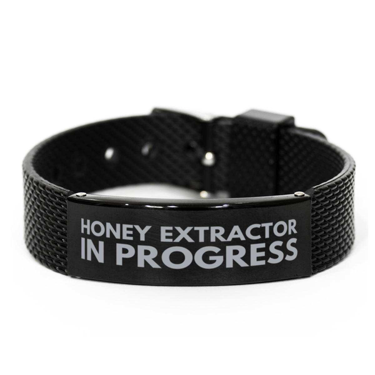 Inspirational Honey Extractor Black Shark Mesh Bracelet, Honey Extractor In Progress, Best Graduation Gifts for Students
