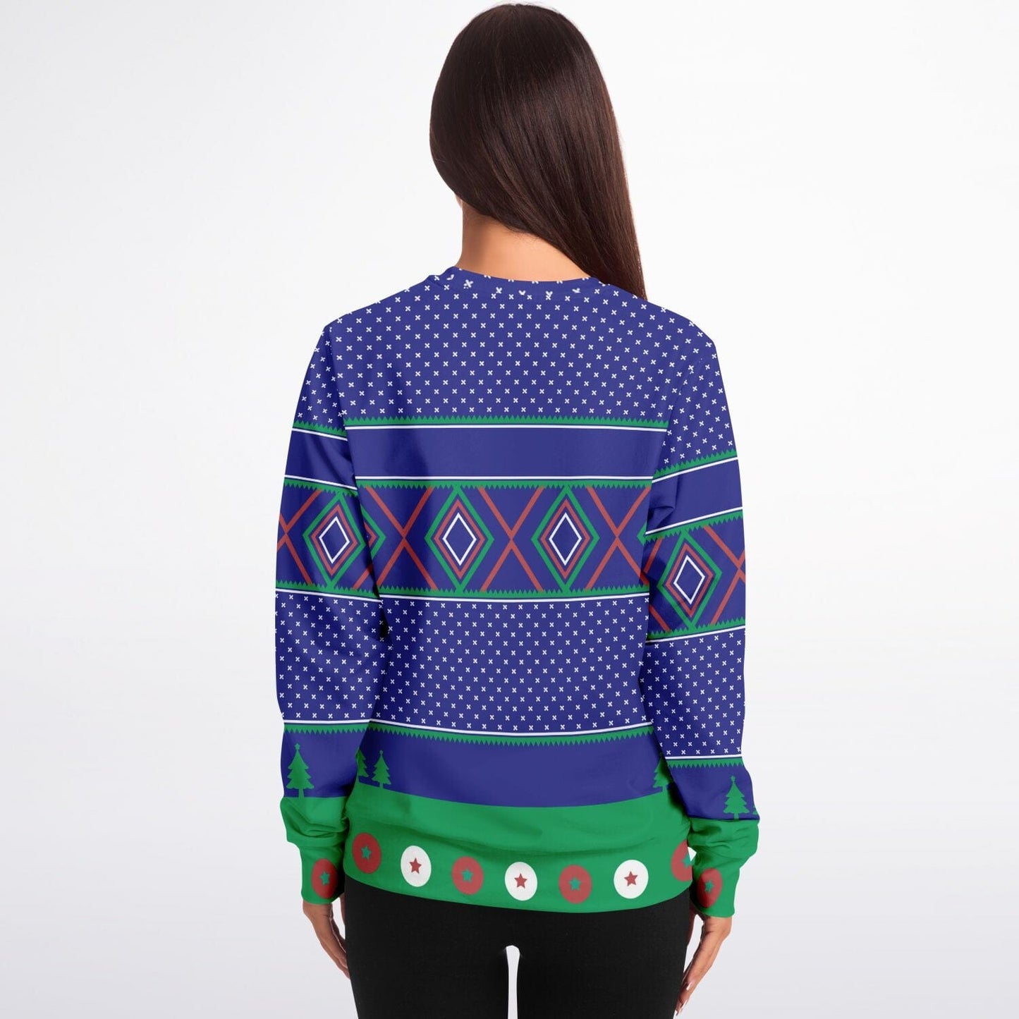 Merry Fishmas - Funny Fisherman Fisher Ugly Christmas Sweater (Sweatshirt)