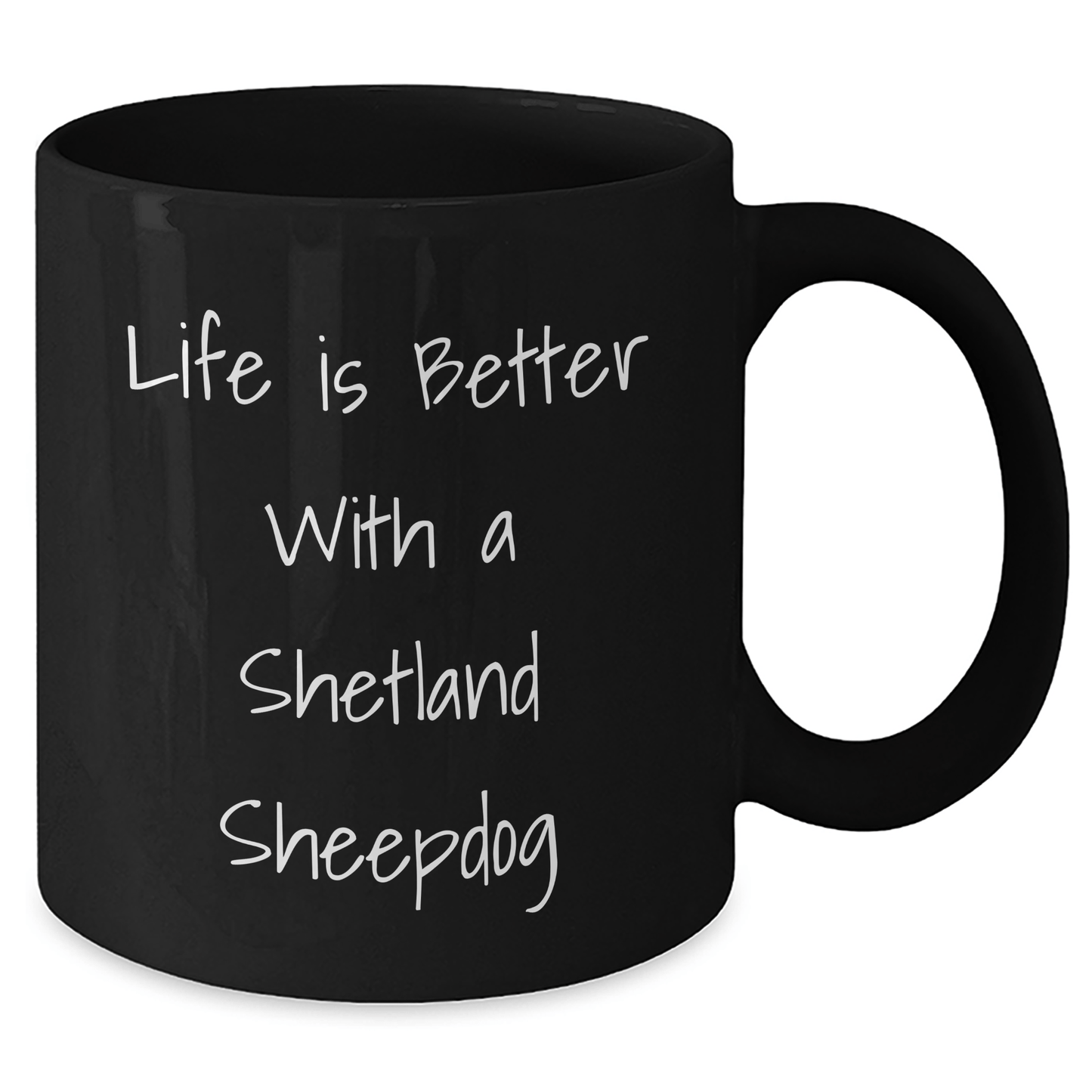 Shetland Sheepdog Gifts for Men, Women, Friends, Coworkers, Family - Life Is Better With A Shetland Sheepdog Funny Graduation Gifts from Men, Women, Friends, Coworkers, Family