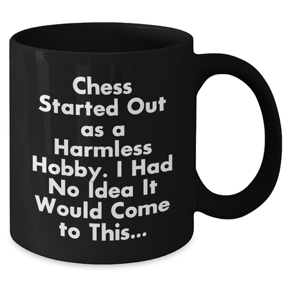 Funny Chess Quotes Black Coffee Mugs Gifts from Mom to Chess Lovers on Mother's Day, Unique Gift Ideas for Chess Players - Additional