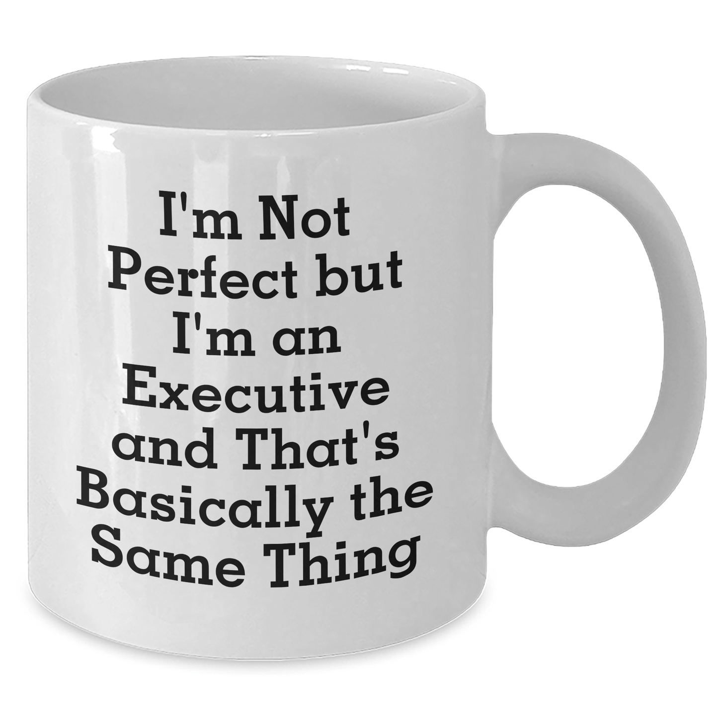 Executive Humor Gifts from Men to Executive Friends, White Coffee Mug for Father's Day Unique Executive Gifts