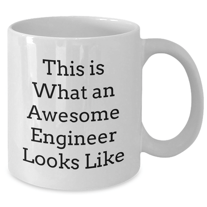 Funny Engineer Quotes White Coffee Mug Gifts from Family for Father's Day