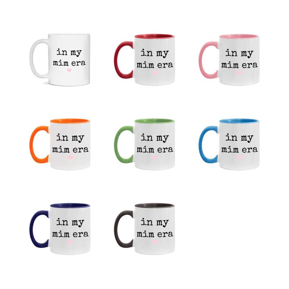 In My Mim Era Coffee Mug – Cute Gift for Mim