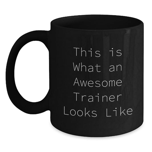 Funny Trainer Gifts, Men's Trainer Coffee Mug, Valentine's Unique Gifts from Men to Trainer - Main