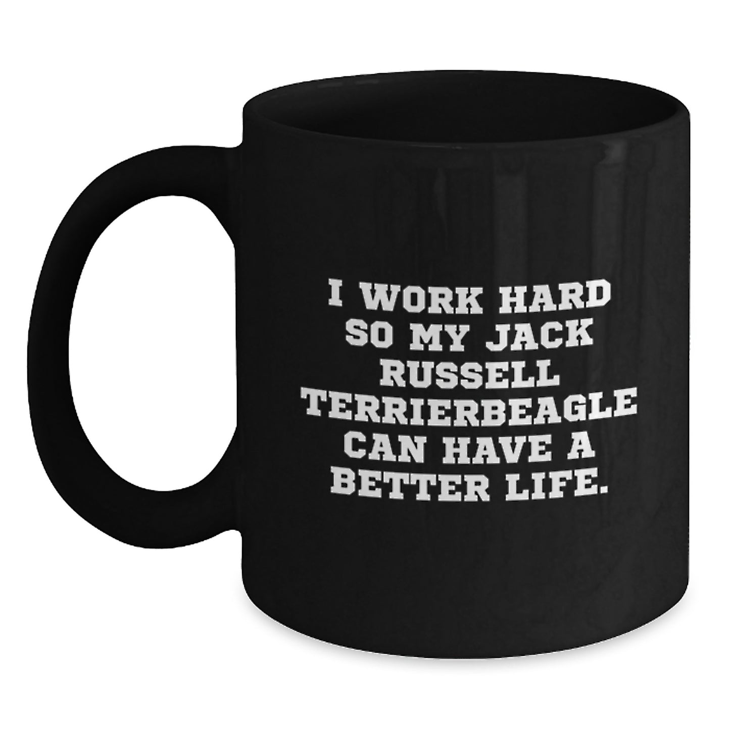 Funny Jack Russell Terrier Dog Coffee Mug Gifts from Men to Their Lovable Beagle Dog Valentine's Unique Gifts for Dog Lovers - Main