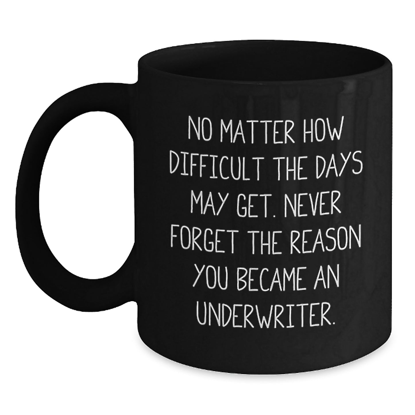 Funny Inspirational Underwriter Gifts, Black Coffee Mugs for Men Underwriters, Unique Christmas Unique Gifts from Family to Underwriter Friends - Main