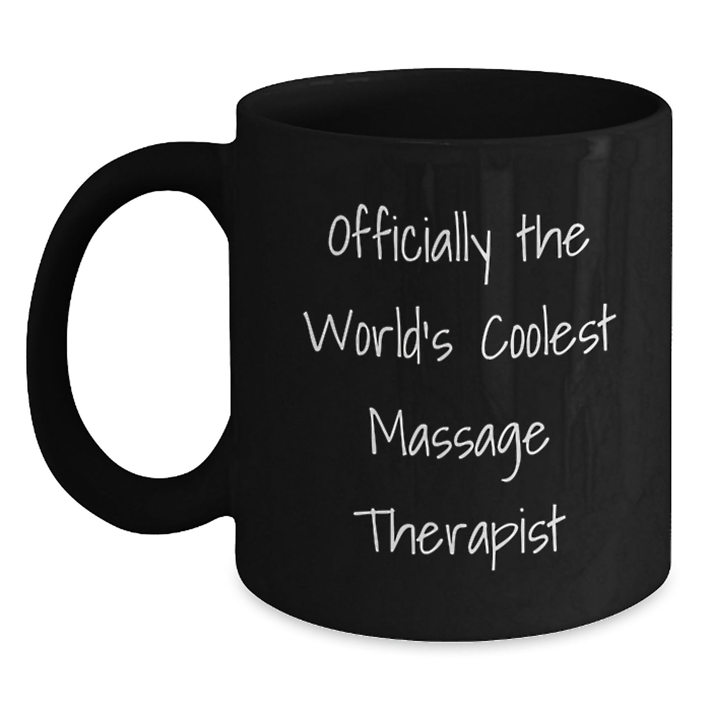 Funny Quote for Massage Therapist Black Coffee Mug, Gifts from Friends for Men or Women, Unique Christmas Unique Gifts - Main