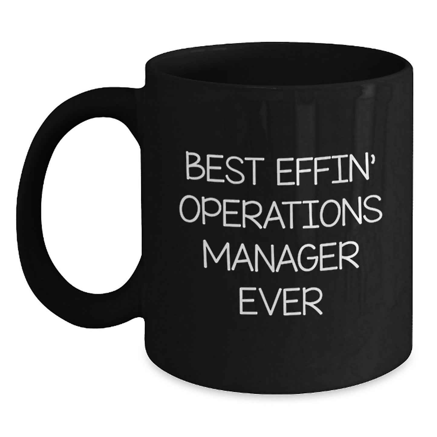 Funny Operations Manager Gifts, Black Coffee Mug for Christmas Unique Gifts from Coworkers to Operations Manager - Main