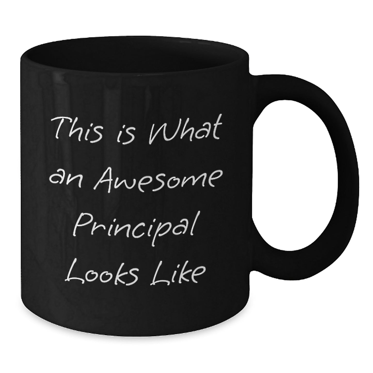 Funny Principal Quotes Gifts from Friends to Men, Inspirational Black Coffee Mugs for Graduation Unique Gifts - Additional