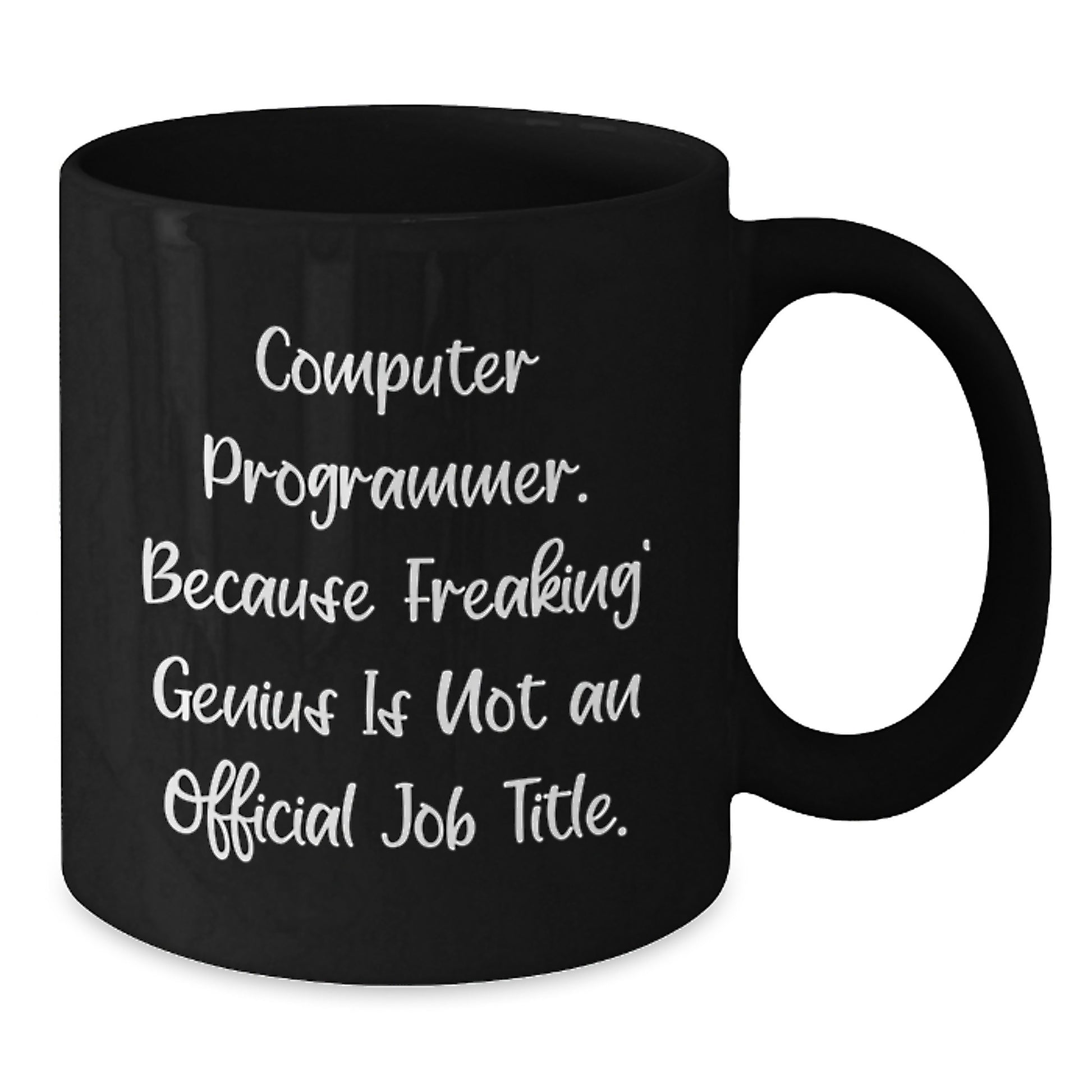 Computer Programmer Funny Mugs Gifts for Men Black Coffee Mug from Friends Christmas Unique Gifts - Additional
