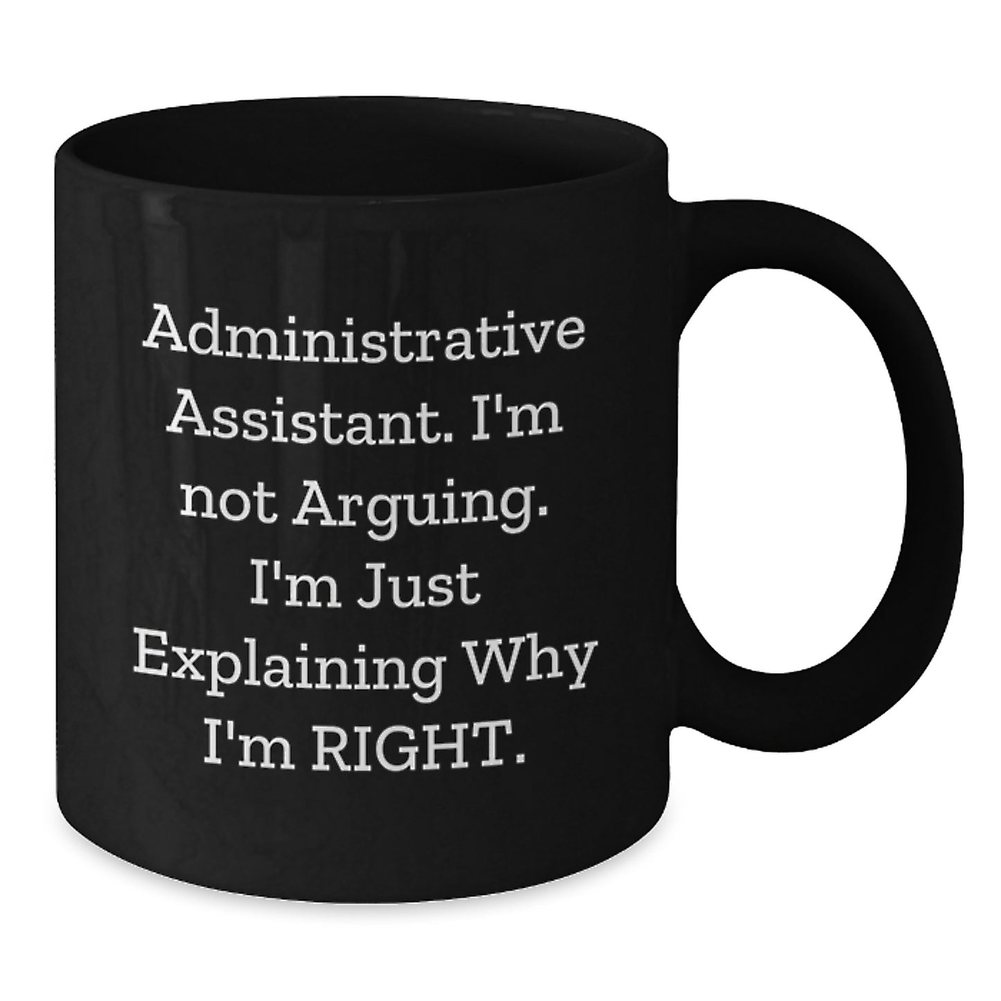 Funny Administrative Assistant Gifts from Men to Women Coworkers Black Coffee Mugs Valentine's Unique Ideas - Additional