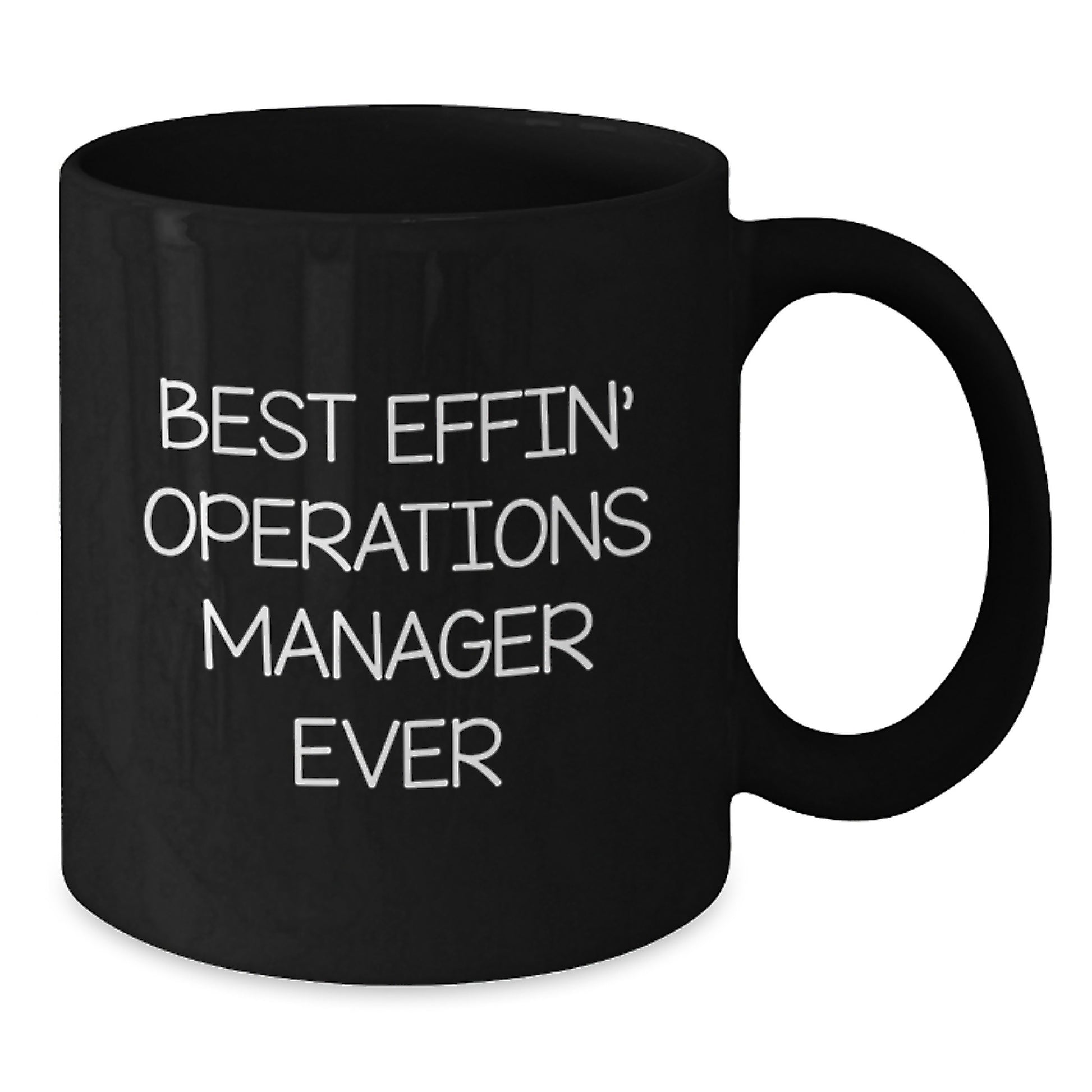 Funny Operations Manager Gifts, Black Coffee Mug for Christmas Unique Gifts from Coworkers to Operations Manager - Additional