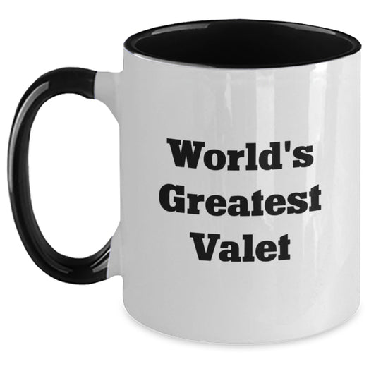Funny Valet Gifts for Him Birthday Unique Two Tone Coffee Mugs from Friends - Main