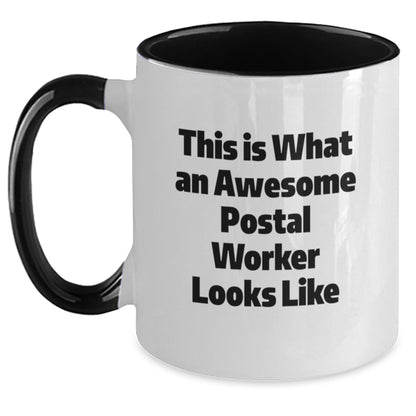 Gifts from Family and Friends for Postal Workers, Awesome Two Tone Coffee Mugs for Valentine's - Main