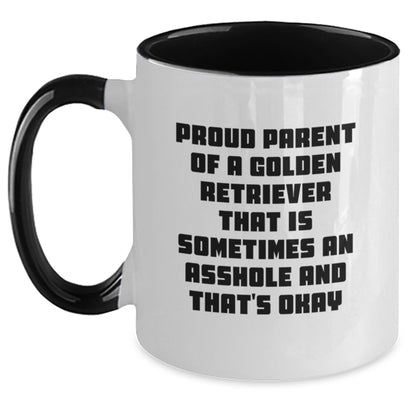 Funny Golden Retriever Dog Gifts from Proud Parents for Men, Women, Friends, Valentine's Unique Gifts - Main