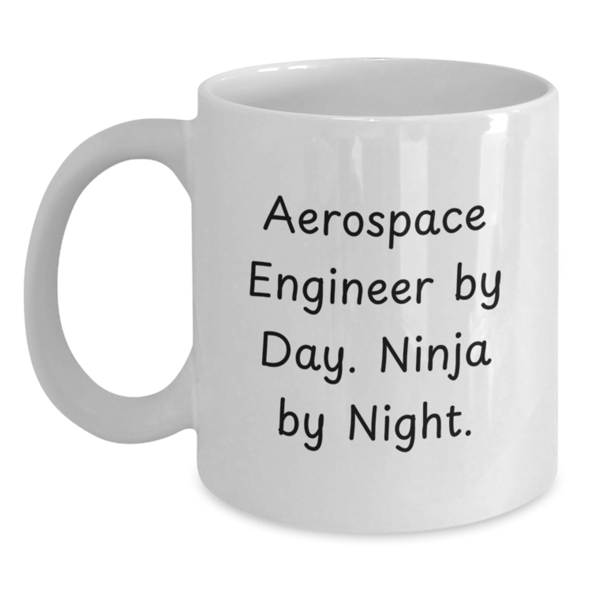 Unique Aerospace Engineer Gifts for Men, Funny White Coffee Mugs for Christmas, Gifts from Friends to Aerospace Engineer - Main