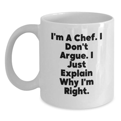 Funny Chef Mug Gifts from Friends to Chef Men for Christmas Unique Holiday - Main