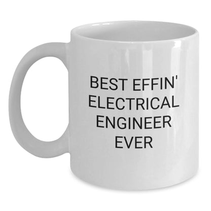Funny Electrical Engineer White Coffee Mugs Gifts from Friends to Electrical Engineers on Christmas Unique - Main