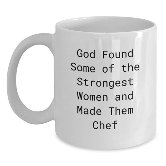 Funny Chef Quotes White Coffee Mugs Gifts from Friends for Birthday Unique Chef Mug - Main
