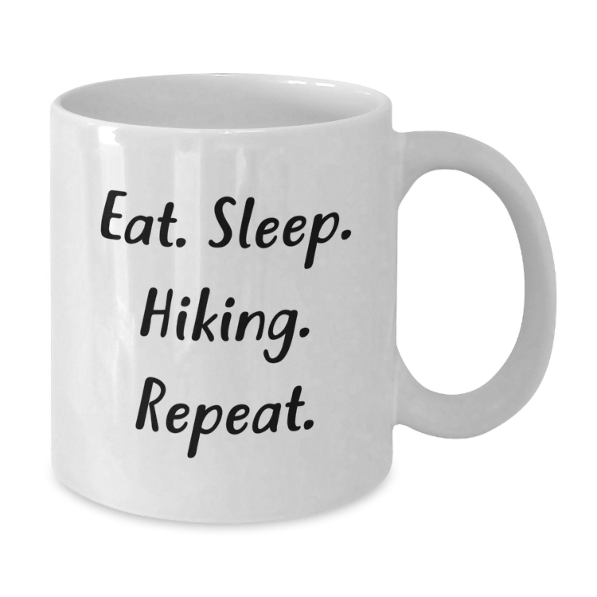 Funny Hiking White Coffee Mug Gifts from Friends for Men and Women on Birthday Unique Occasions - Additional