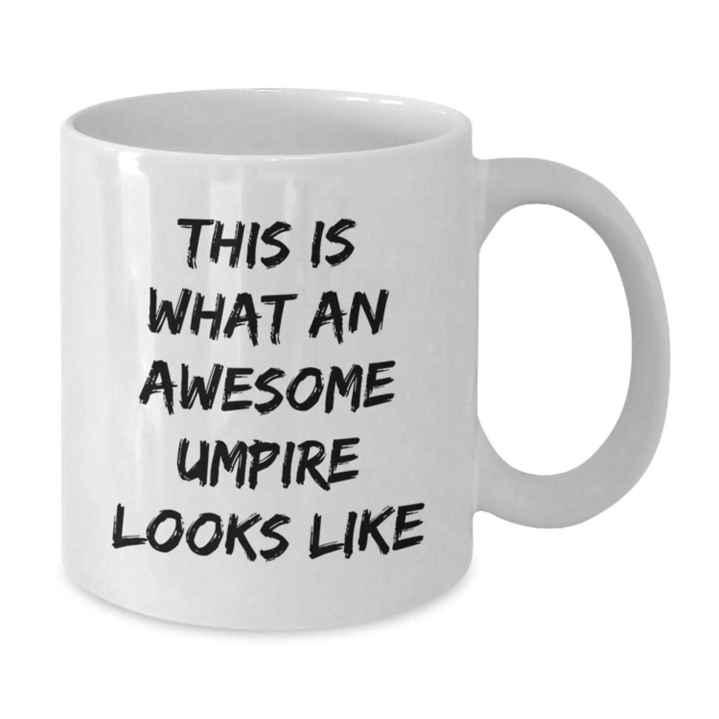 Funny Umpire Gifts from Men to Umpire Valentine's Unique Gifts White Coffee Mug - 'This Is What An Awesome Umpire Looks Like' - Additional