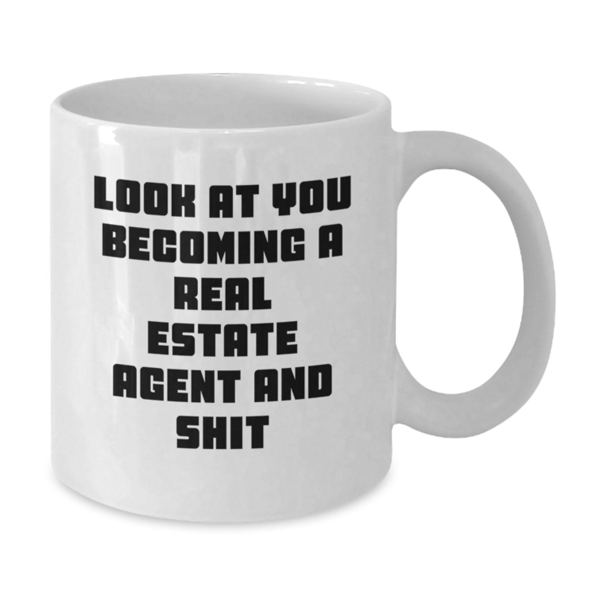 Funny Real Estate Agent Gifts for Friends and Family - White Coffee Mug - Gifts from Men and Women - Gift for Real Estate Agent - Christmas Unique Gifts - Additional