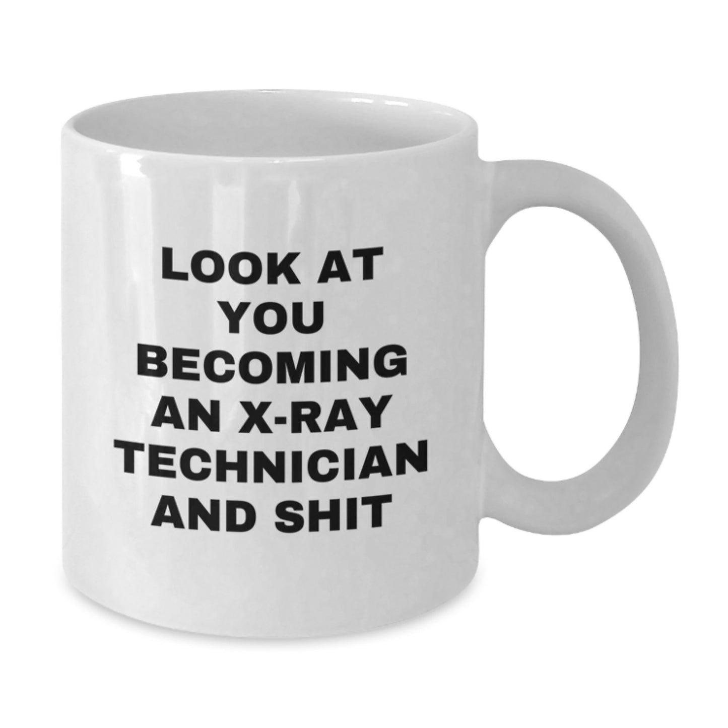 Funny X-Ray Technician Christmas Unique Gifts from Friends to X-Ray Technician Men White Coffee Mug - Additional