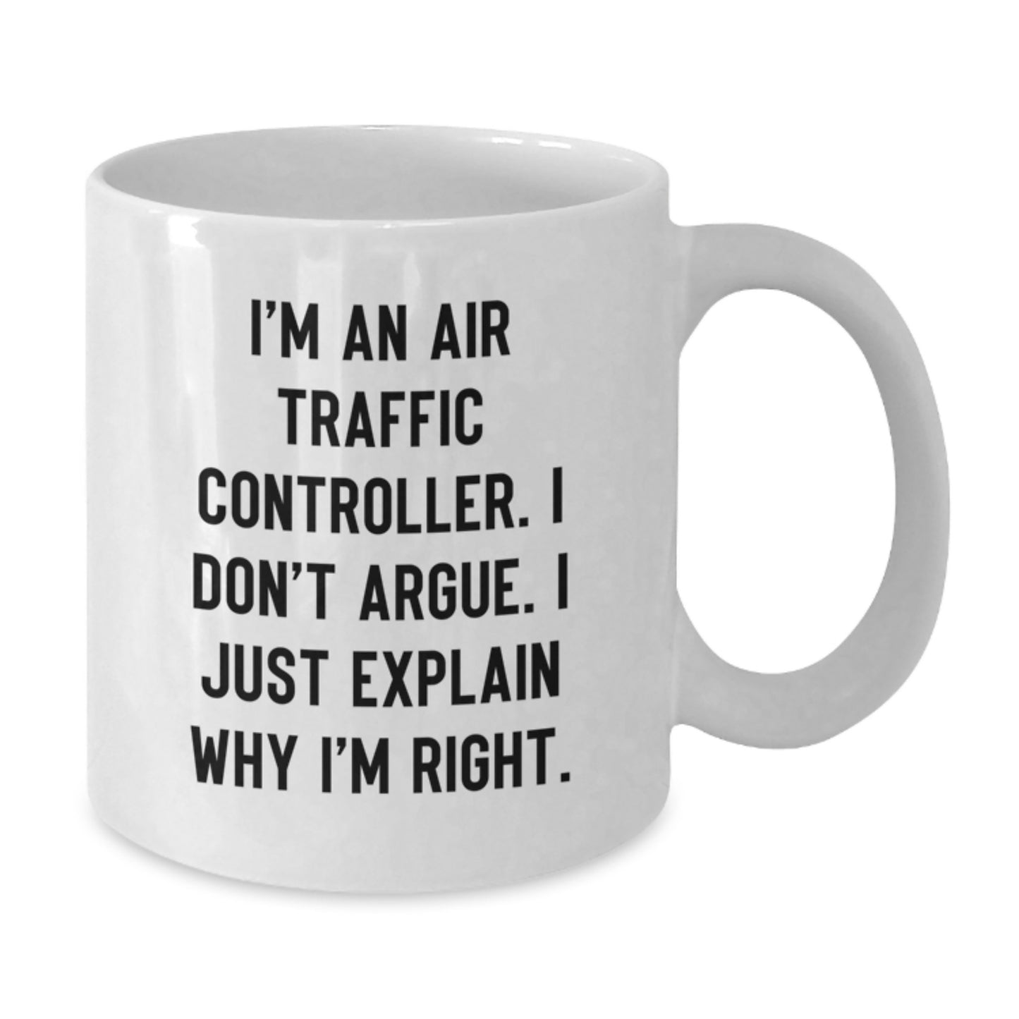 Funny Air Traffic Controller Gifts from Friends, Unique Christmas Unique Gifts for Air Traffic Controller Men, White Coffee Mug for Air Traffic Controller Enthusiasts - Additional