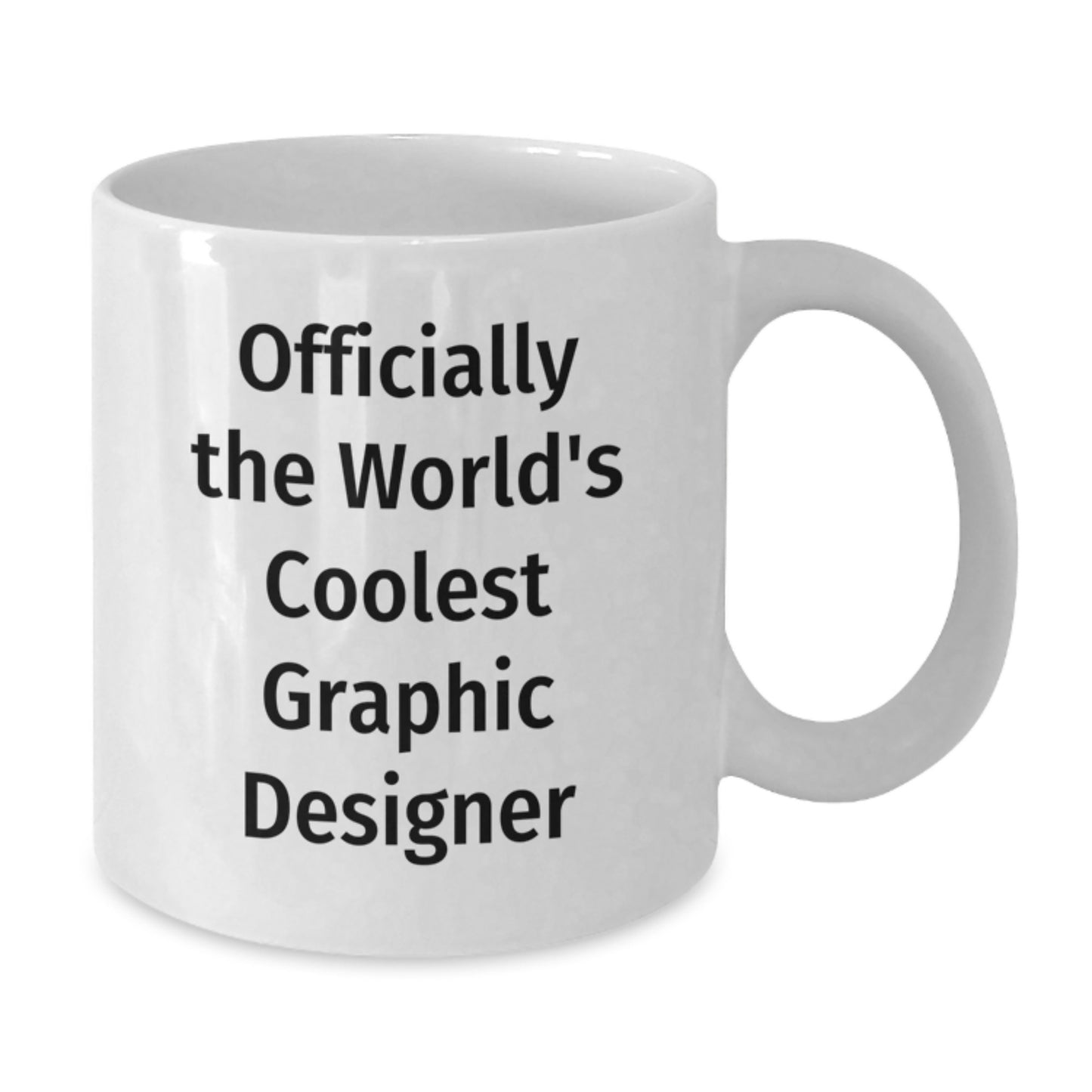 Funny Graphic Designer Gift for Him, Officially the World's Coolest Graphic Designer Mugs, Birthday Unique Gifts from Friends - Additional