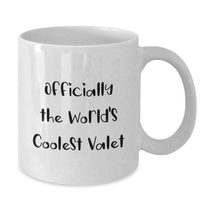 Funny Valet Gifts World's Coolest White Coffee Mugs for Graduation from Friends - Additional