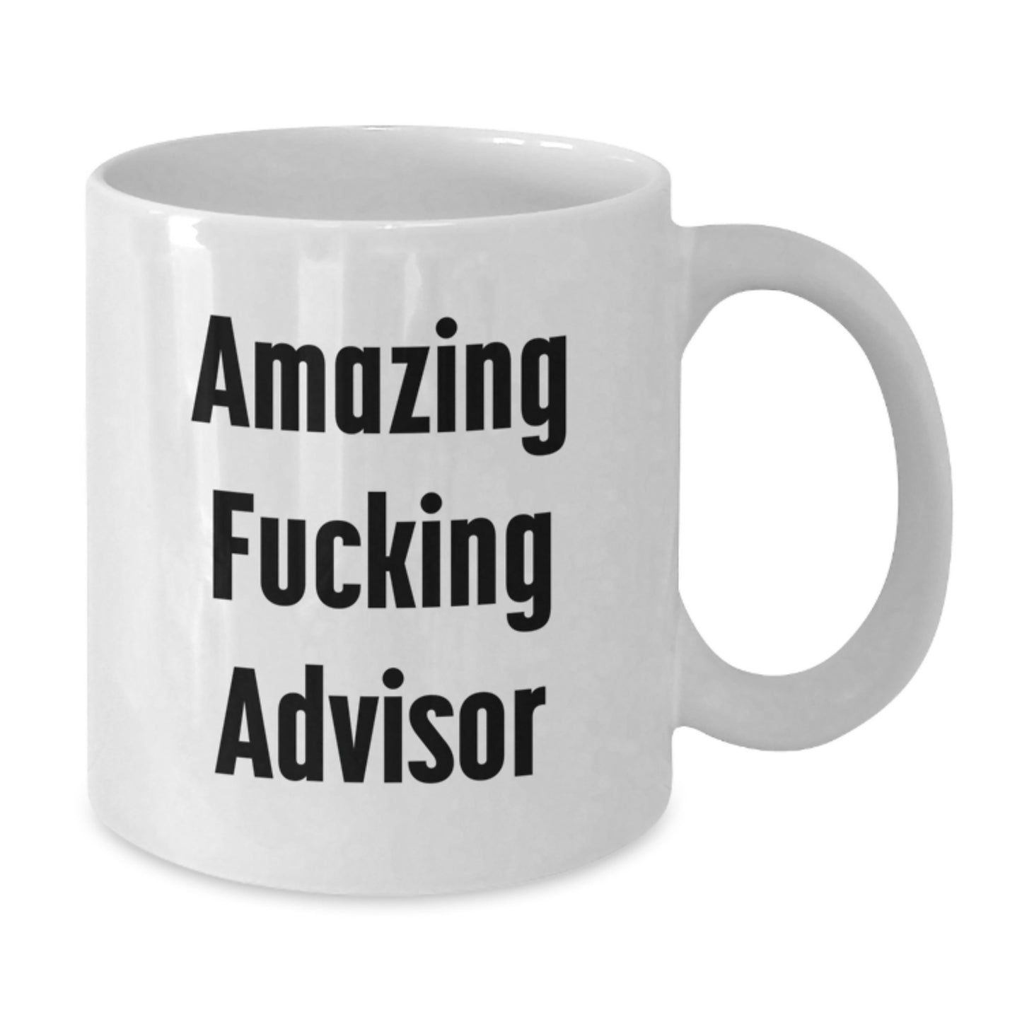 Funny Advisor Gifts for Christmas from Friends - White Coffee Mug - Additional