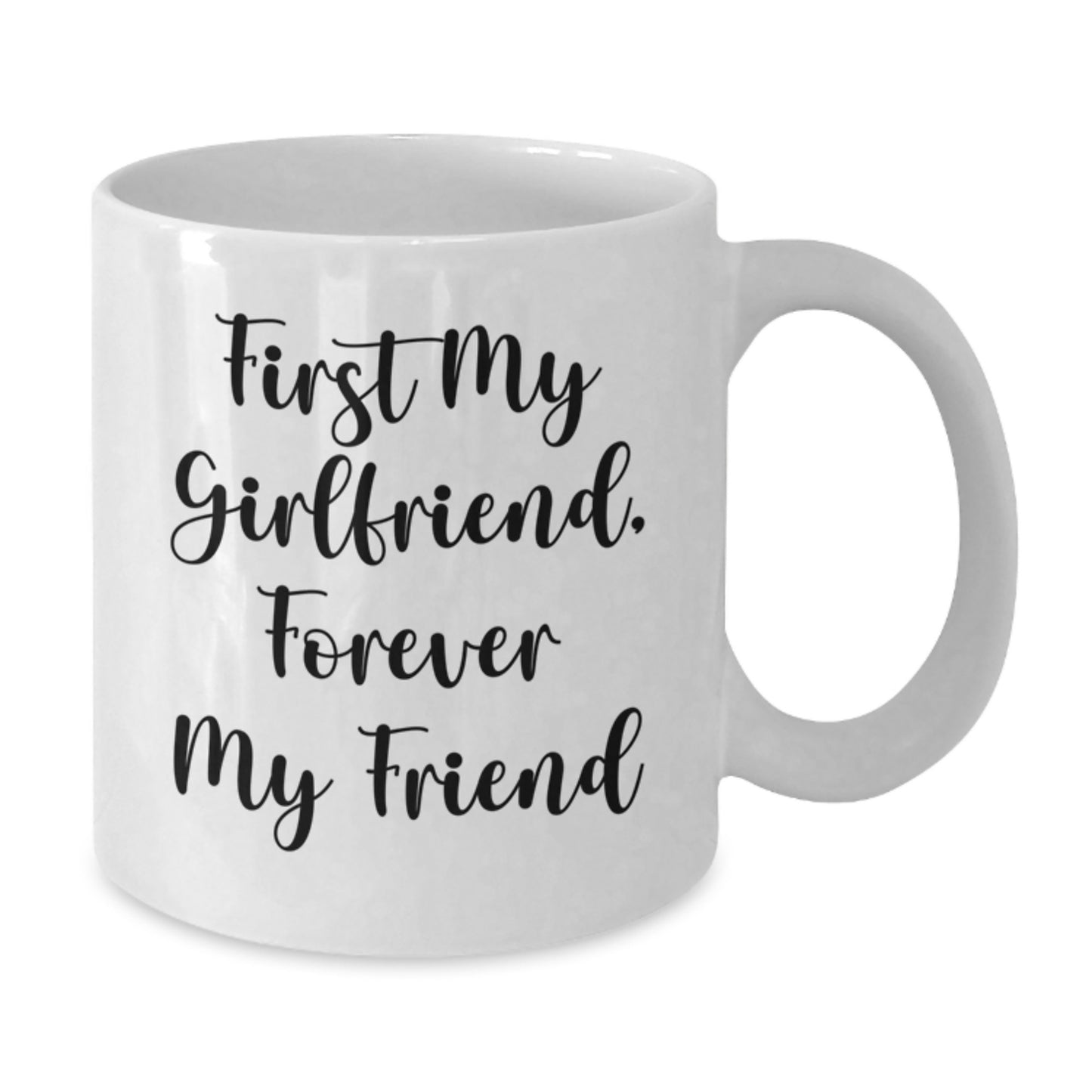 Gifts from Men to Sweetheart, Funny White Coffee Mug for Her Birthday, 'First My Sweetheart, Forever My Friend' - Additional