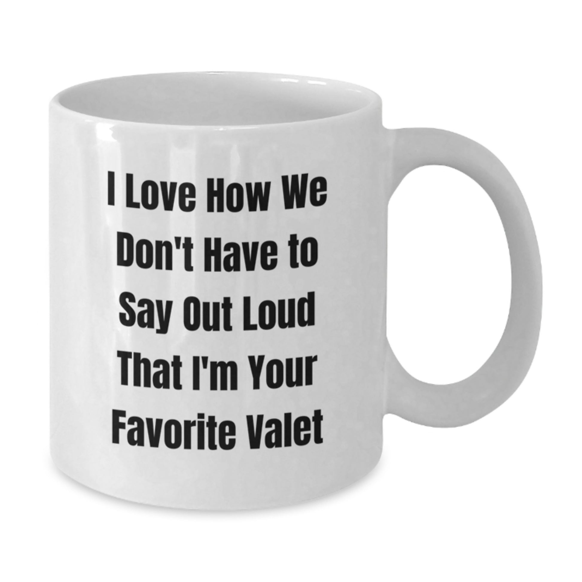 Funny Valet Gifts from Friends, Birthday Unique Gifts for Valet, White Coffee Mug - Additional