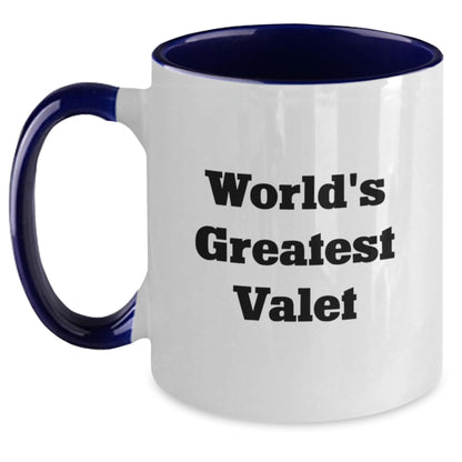 Funny Valet Gifts for Him Birthday Unique Two Tone Coffee Mugs from Friends - Main