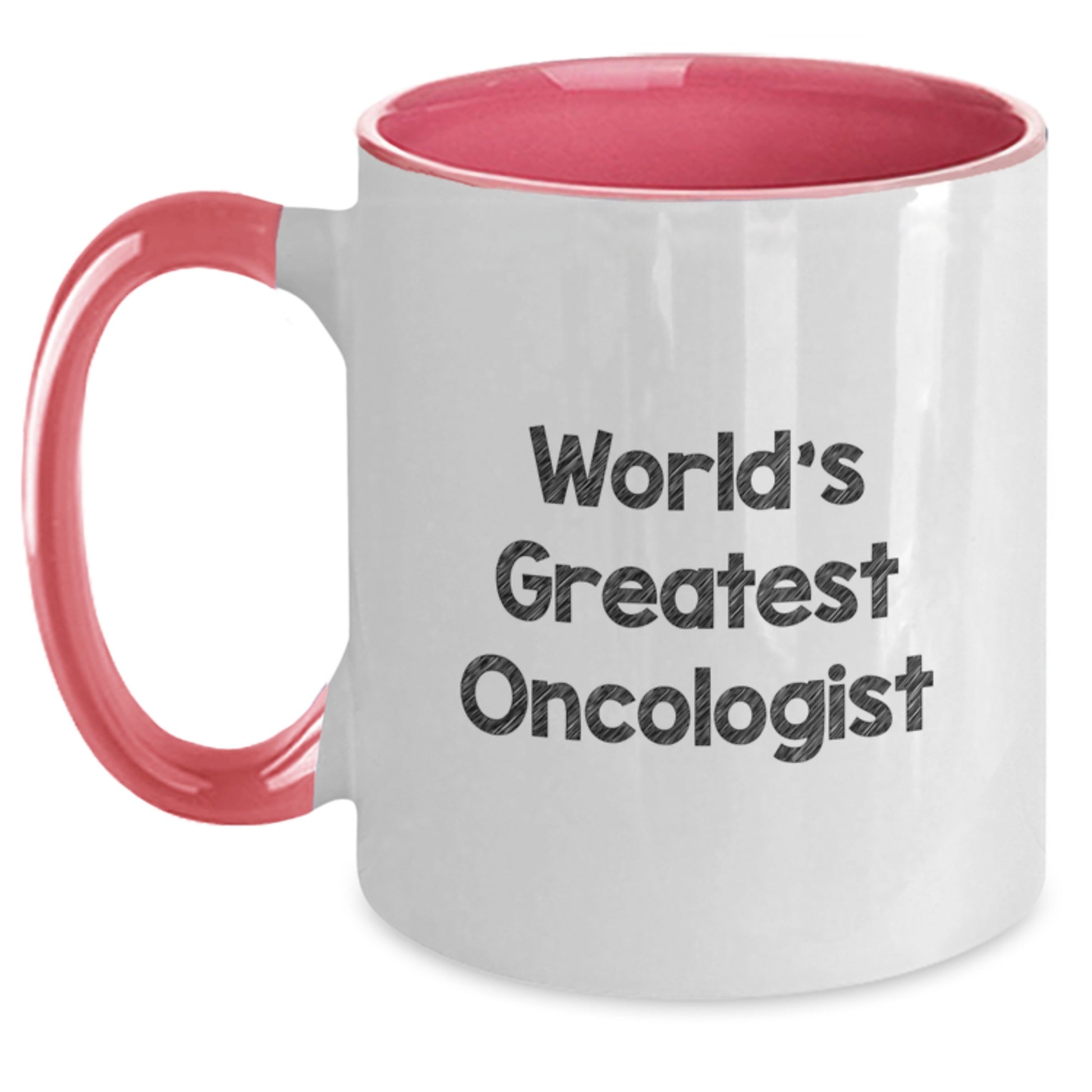 Gifts from Family to World's Greatest Oncologist Funny Coffee Lovers, Two Tone Ceramic Mug for Men and Women, Christmas Unique Gifts - Main