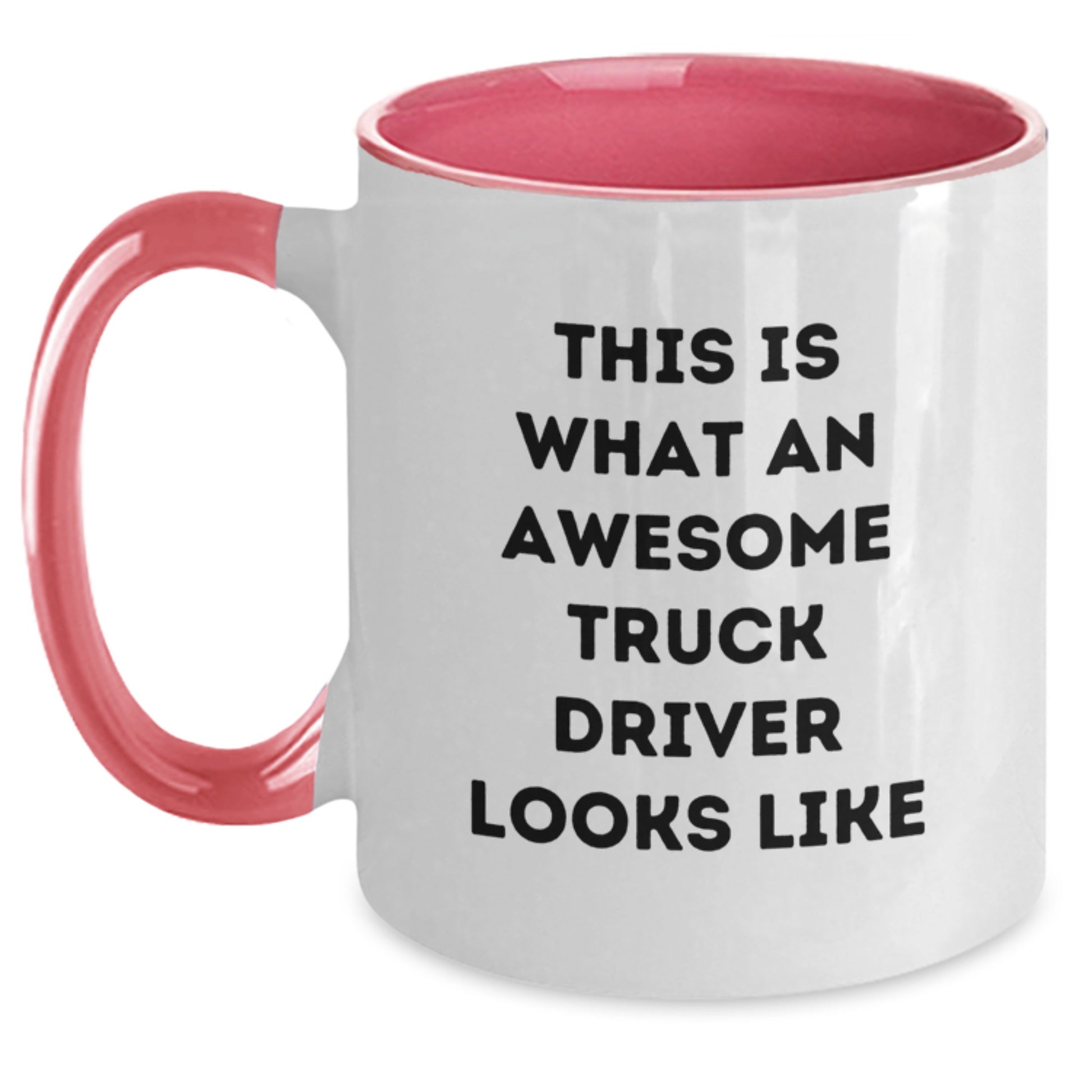 Gifts from Friends and Family to Awesome Truck Drivers - Funny Two Tone Coffee Mugs for Valentine's - Main